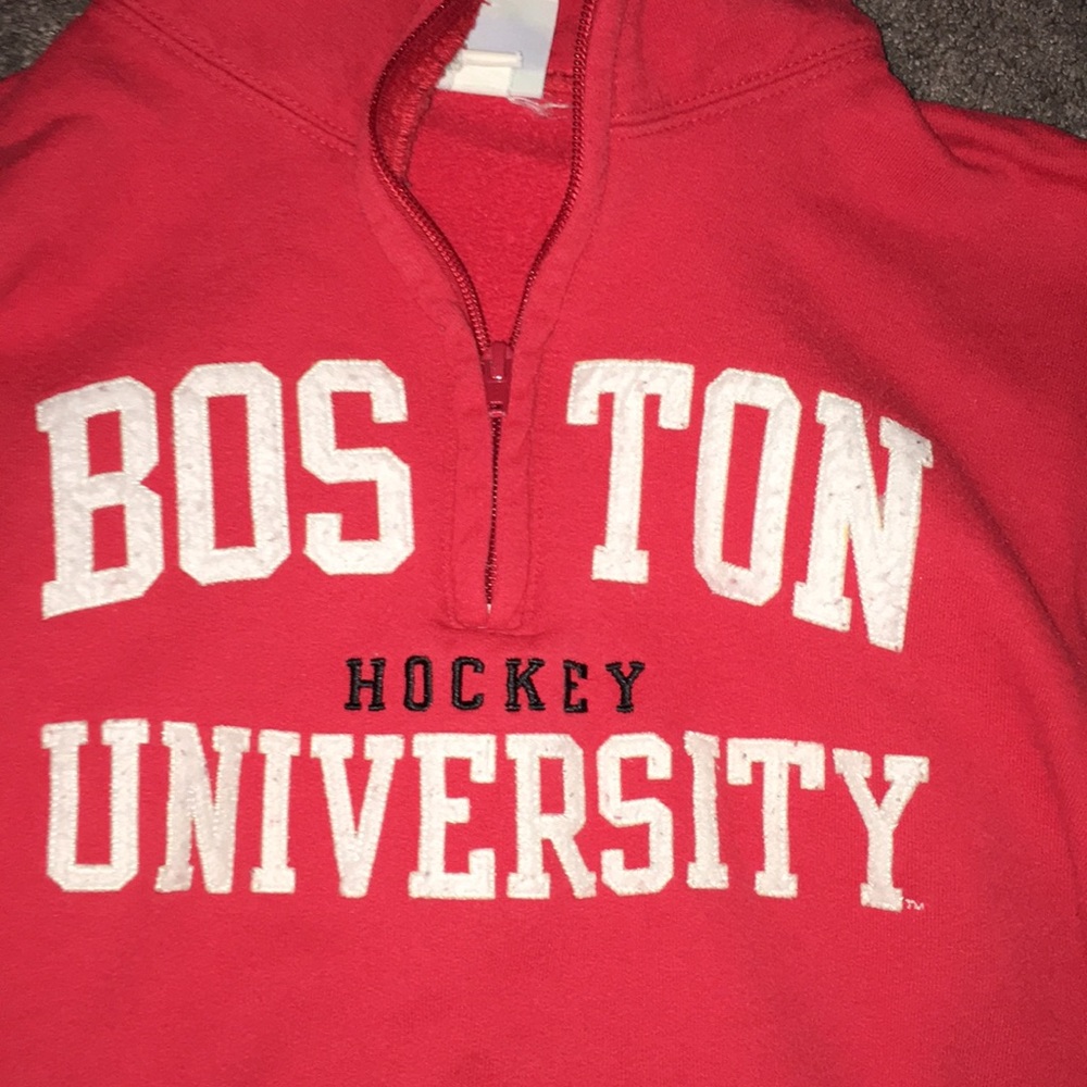 Boston University Hockey quarter-zip